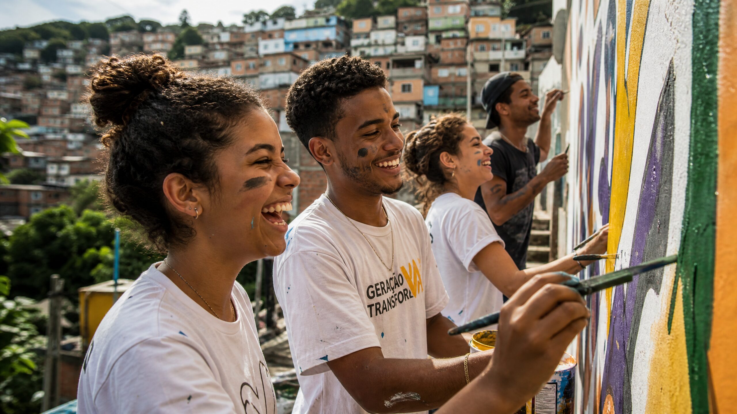 Jovens em ação social